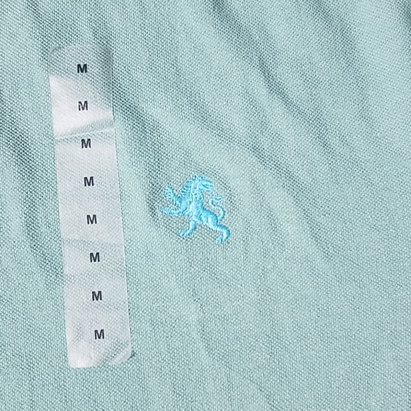 Express men's light green small lion polo … - Picture 3 of 9